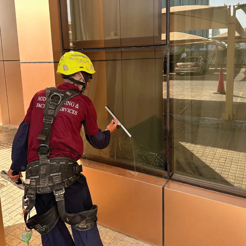 Facade Glass Cleaning